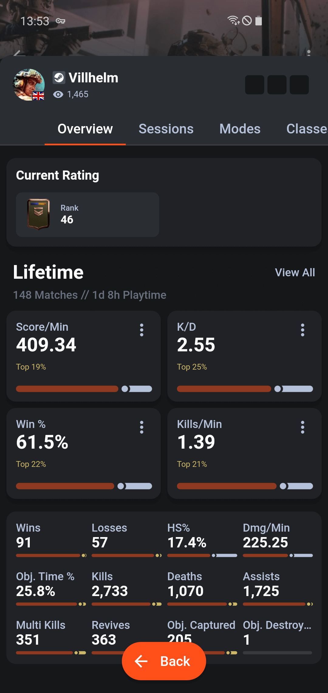 Battlefield 6 TRN Mobile App - Battlefield 6 Tracker