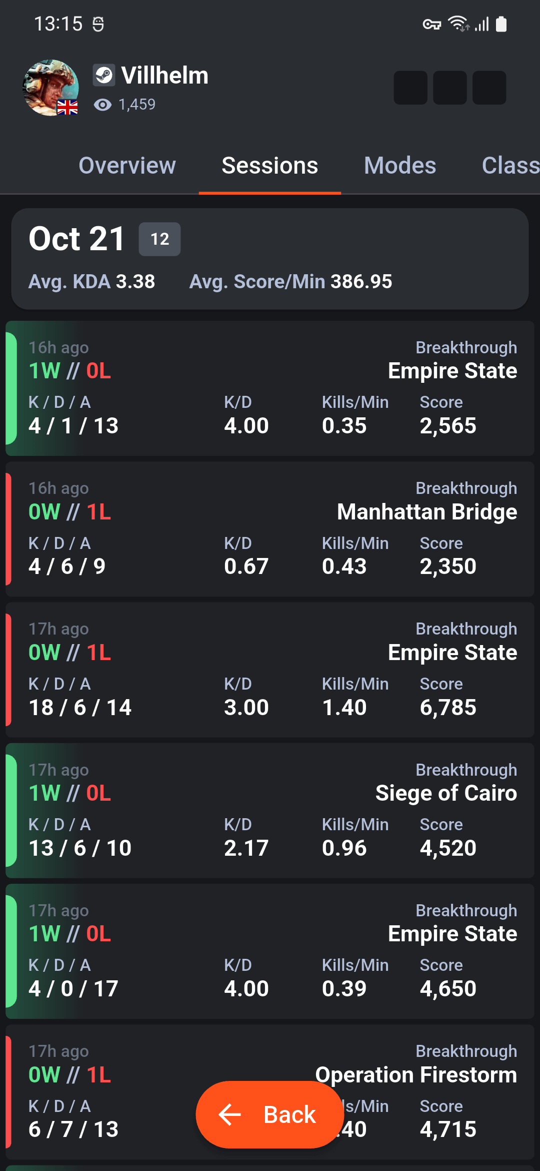 Battlefield 6 TRN Mobile App - Battlefield 6 Tracker