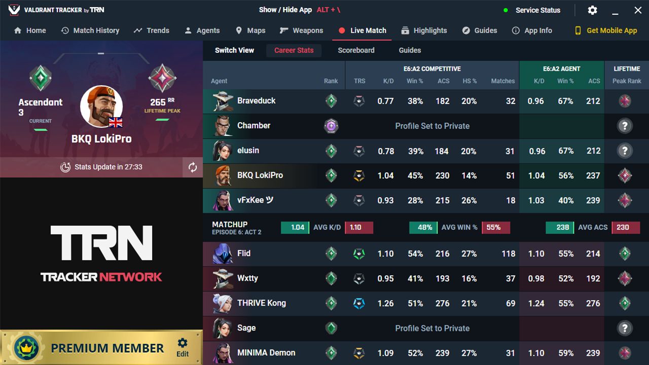 Valorant Tracker App Valorant Tracker