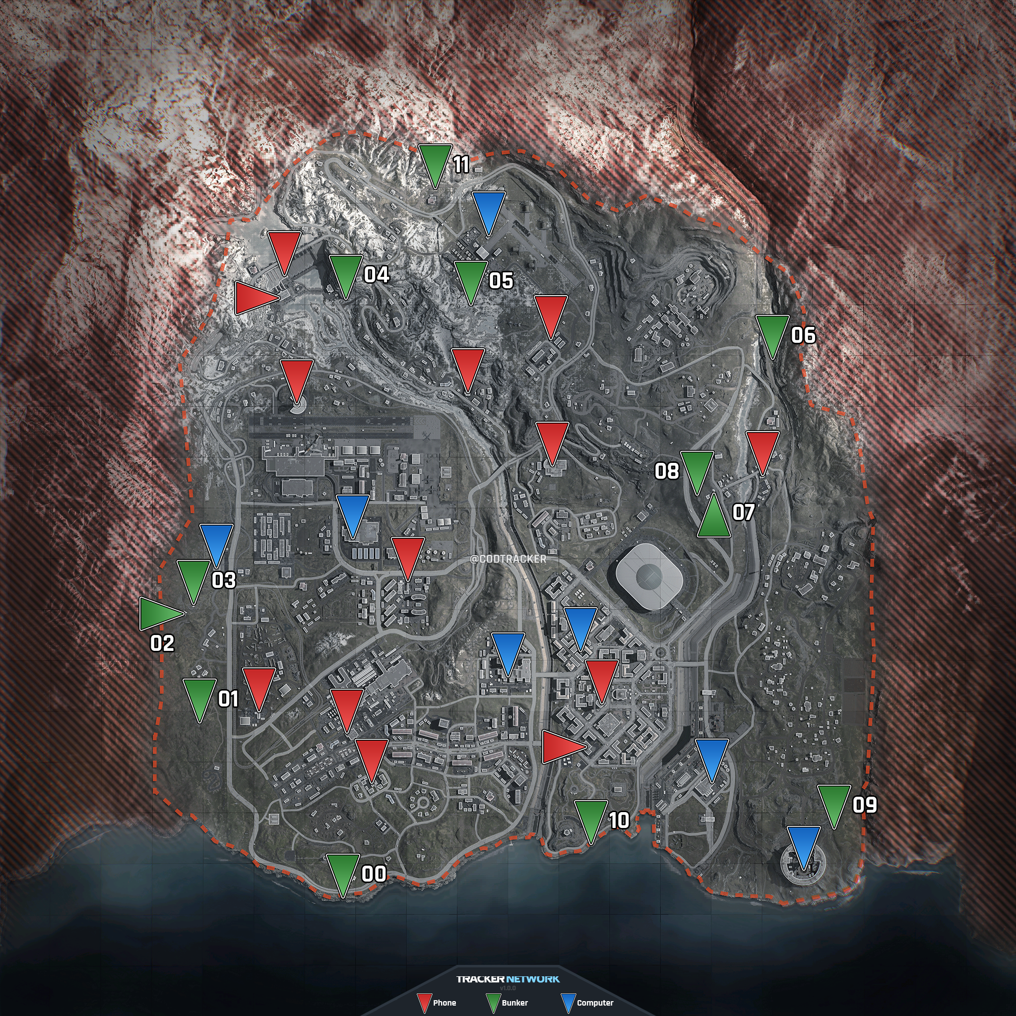 Map Of Warzone Phones What's Inside Of The Secret Bunkers In Call Of Duty: Warzone? - Cod Warzone  Tracker