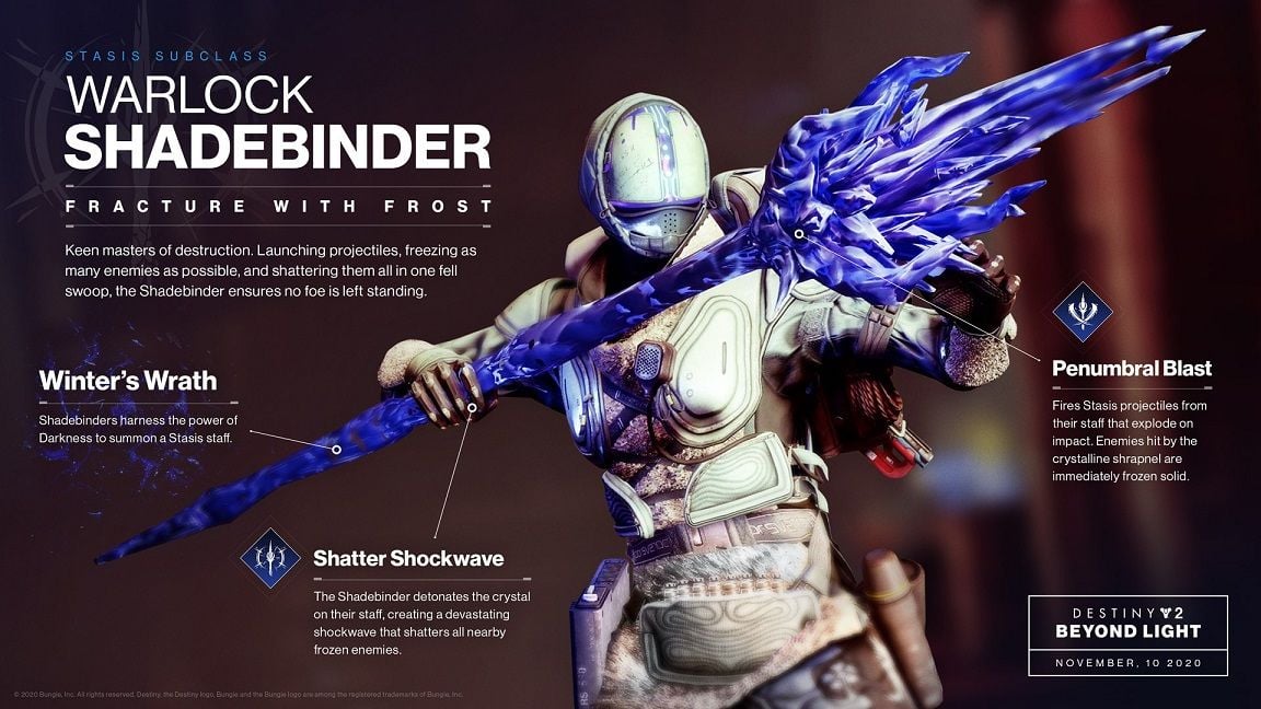 Shadebinder First Look Destiny Unveils New Warlock Subclass Coming In Beyond Light Destiny