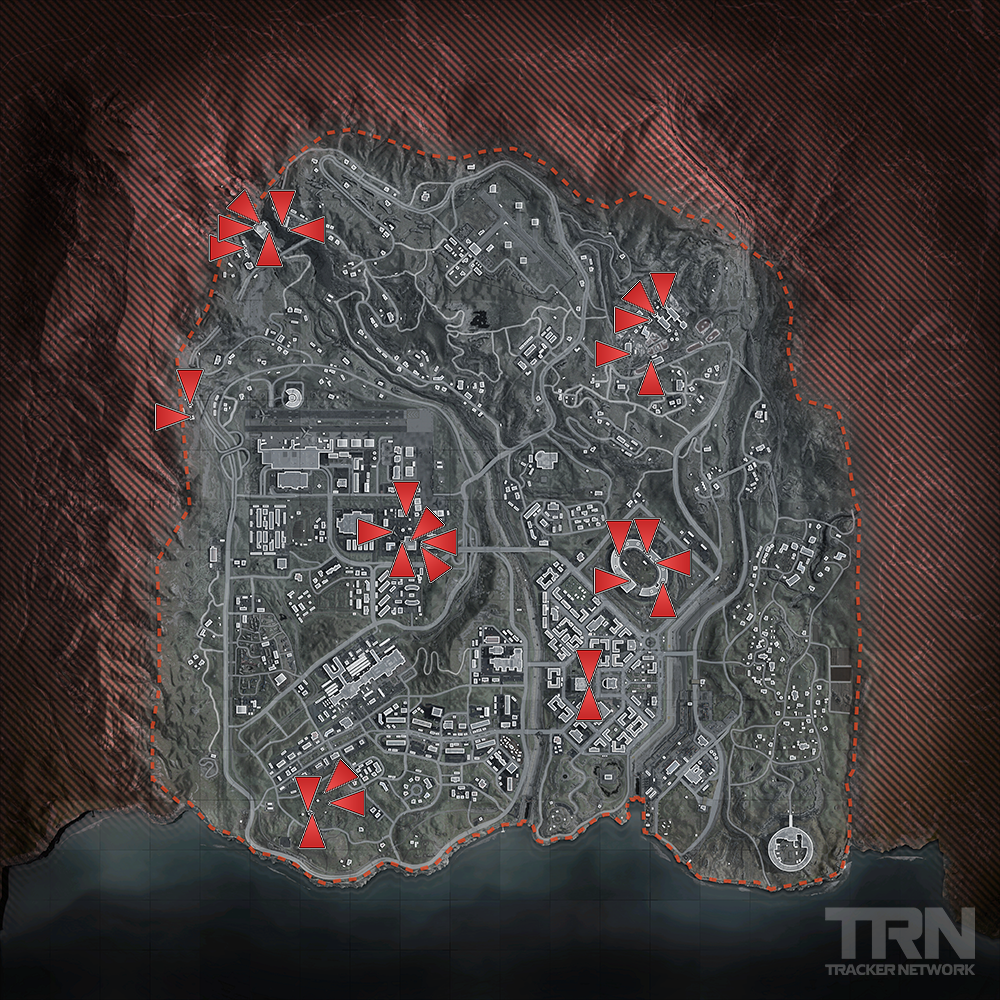 All 30 Red Door Locations in Call of Duty: Warzone - COD Warzone Tracker