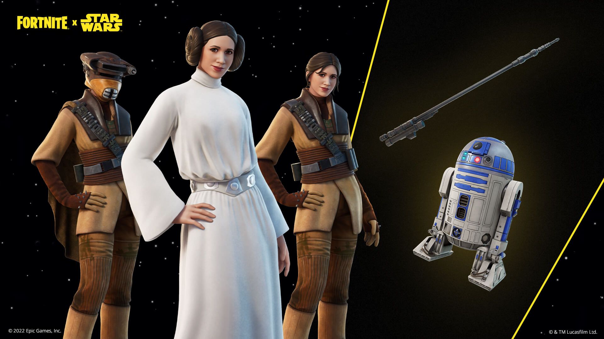 Fortnite Leia Organa skin