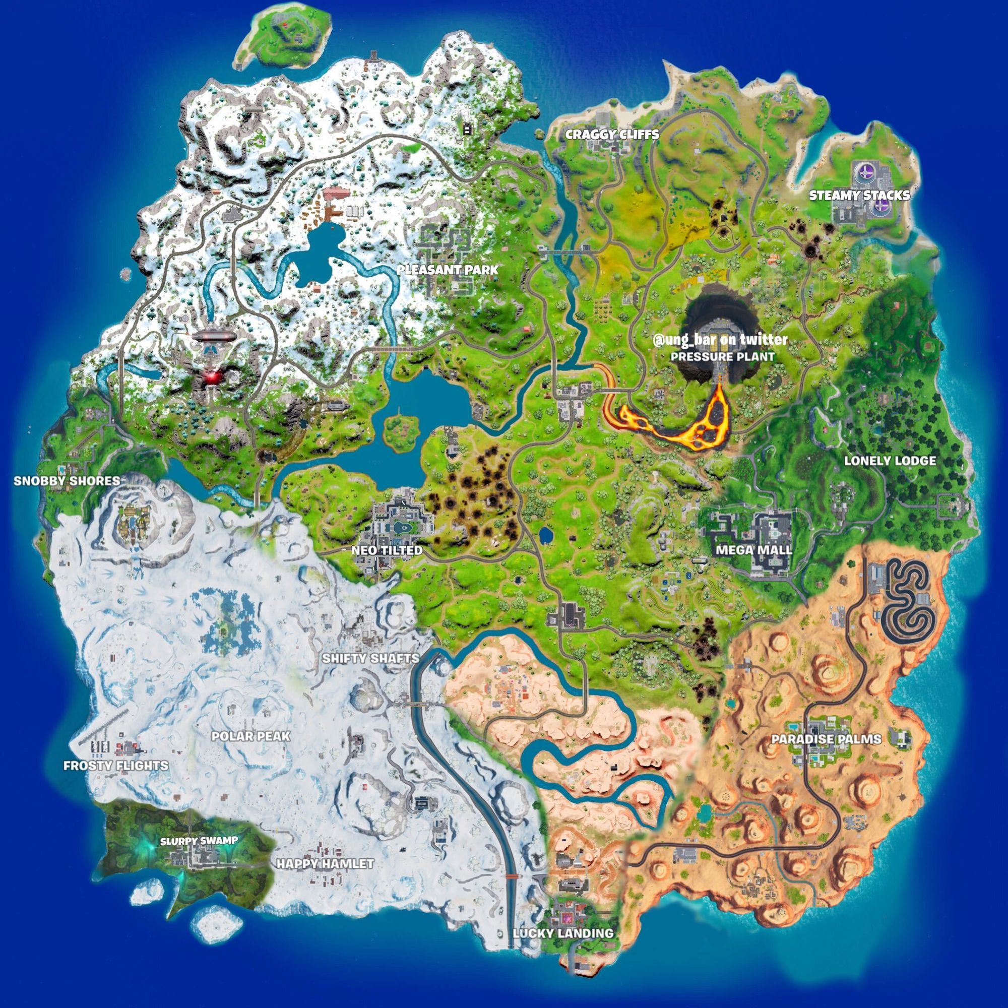Fortnite Chapter 4 map concept