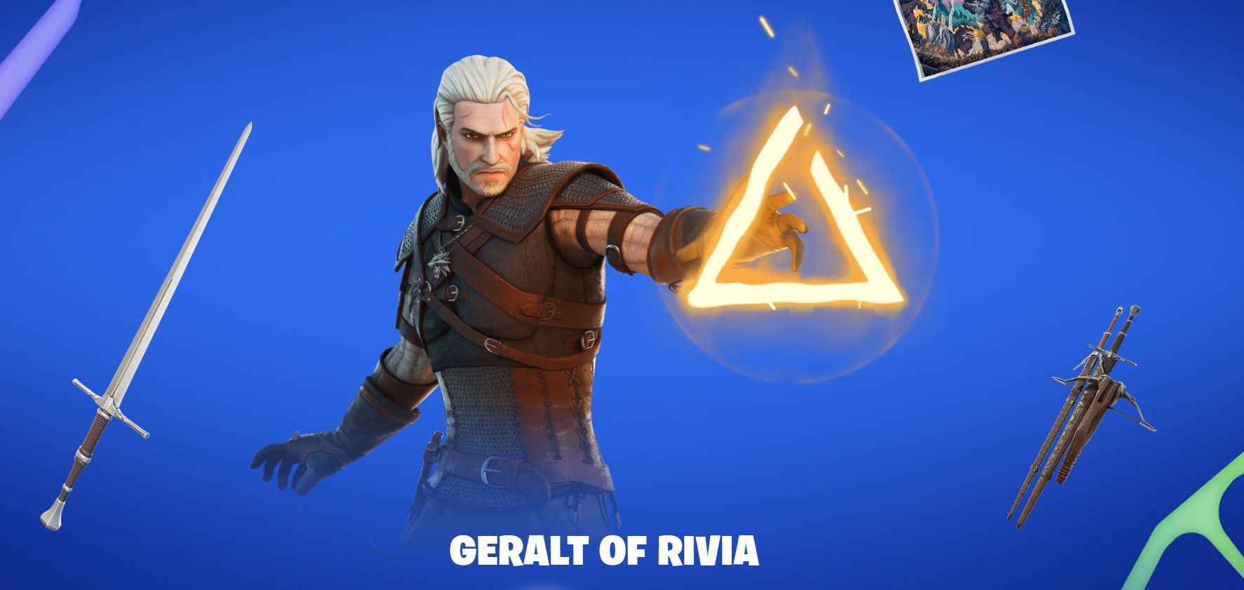 Geralt of Rivia skin Fortnite