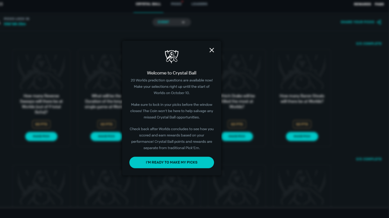 LoL Worlds Pick'Em Is Back This 2023: Everything You Need to Know - League  of Legends Tracker