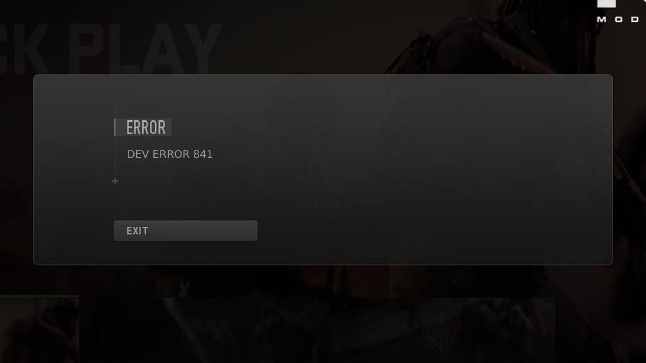 How To Fix Dev Error 841 in Modern Warfare 3 - TRN Checkpoint