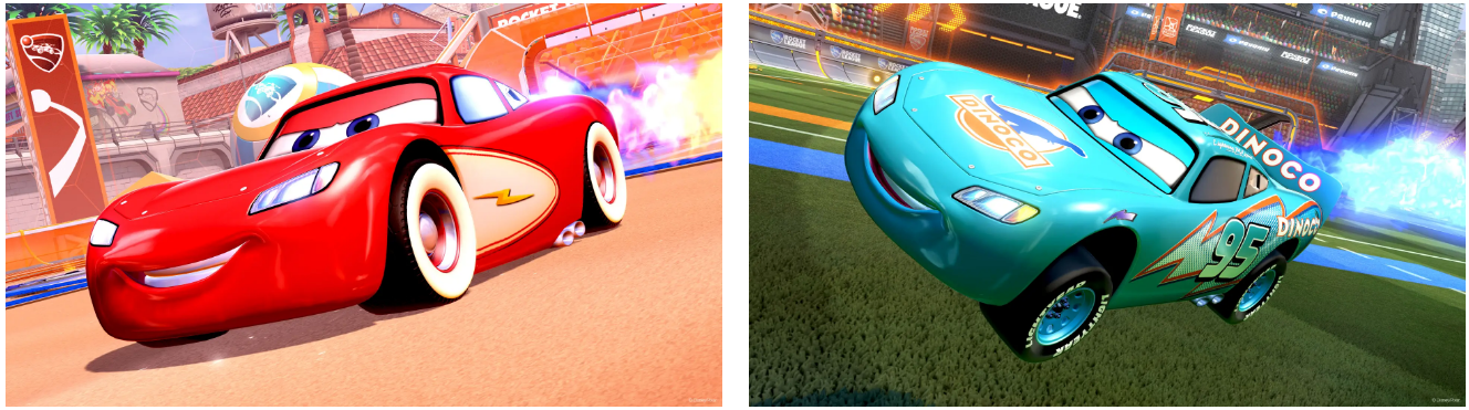 Rocket League Lightning McQueen In Game (KA-CHOW) 