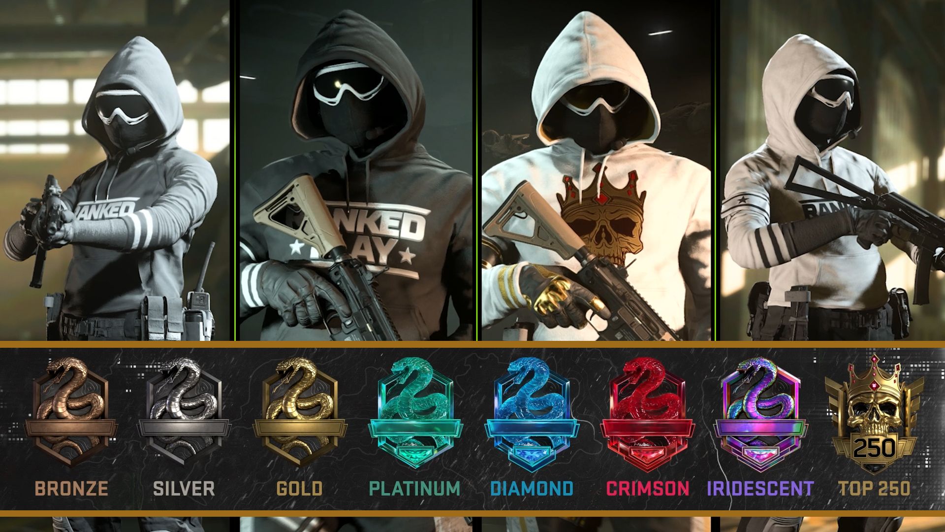 Modern Warfare 2 Ranked Play Skins, Rewards & Divisions COD Tracker