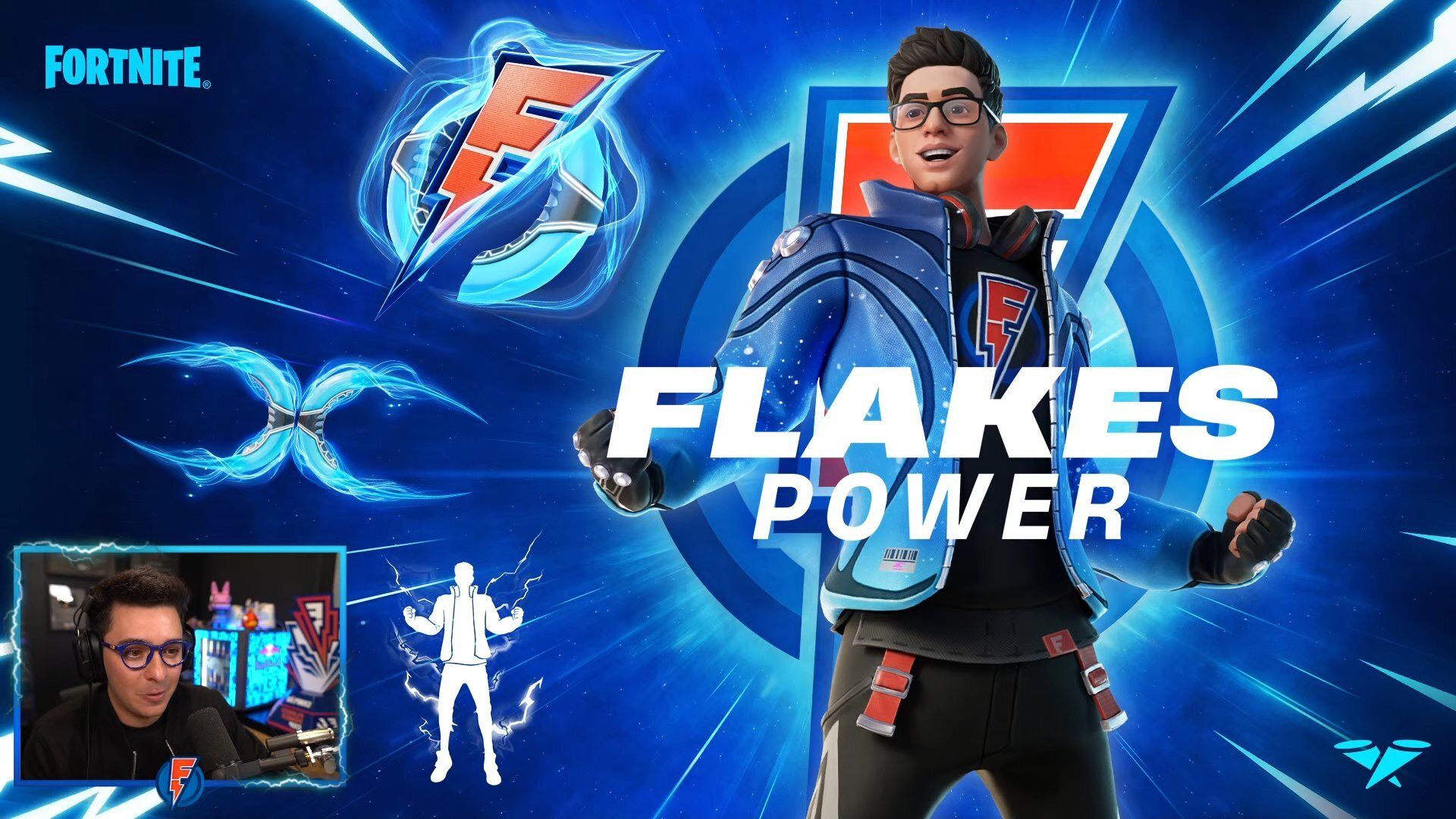 211443 Flakes Power Skin Fortnite Icon Series 