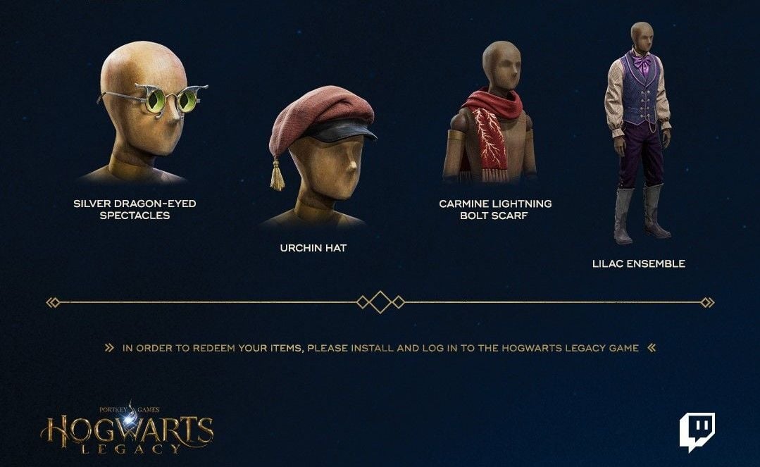 Hogwarts Legacy Twitch Drops