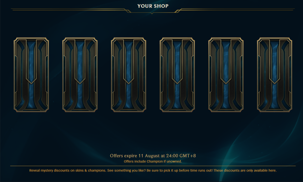 League of Legends Your Shop is Back - Date, Schedule and Skins