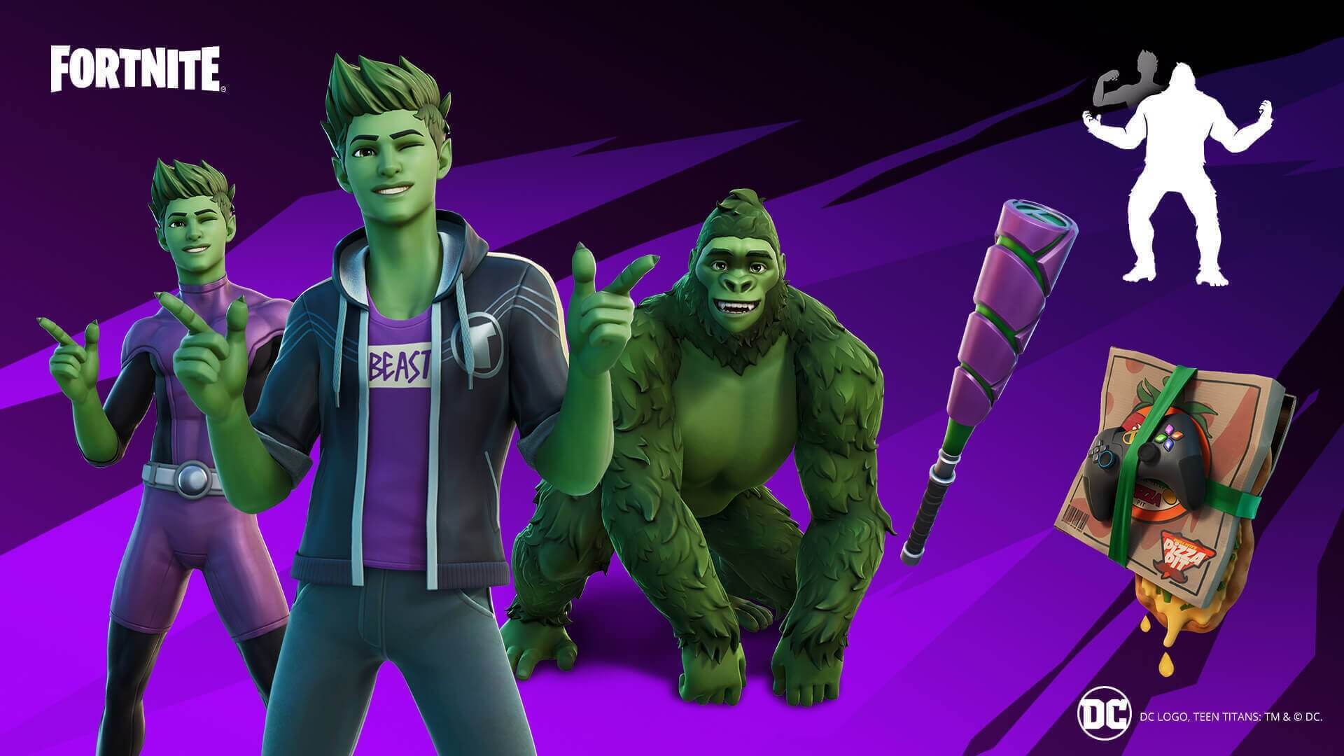 Beast Boy From Teen Titans Is Coming To Fortnite Duos Tournament Free Skin More