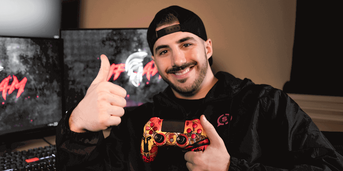 Nickmercs says aim assist is way stronger on Warzone than Fortnite.