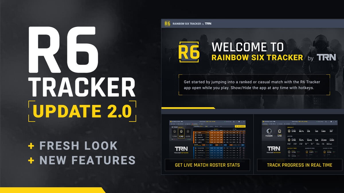 Rainbow Six Tracker 3.0 is now Available