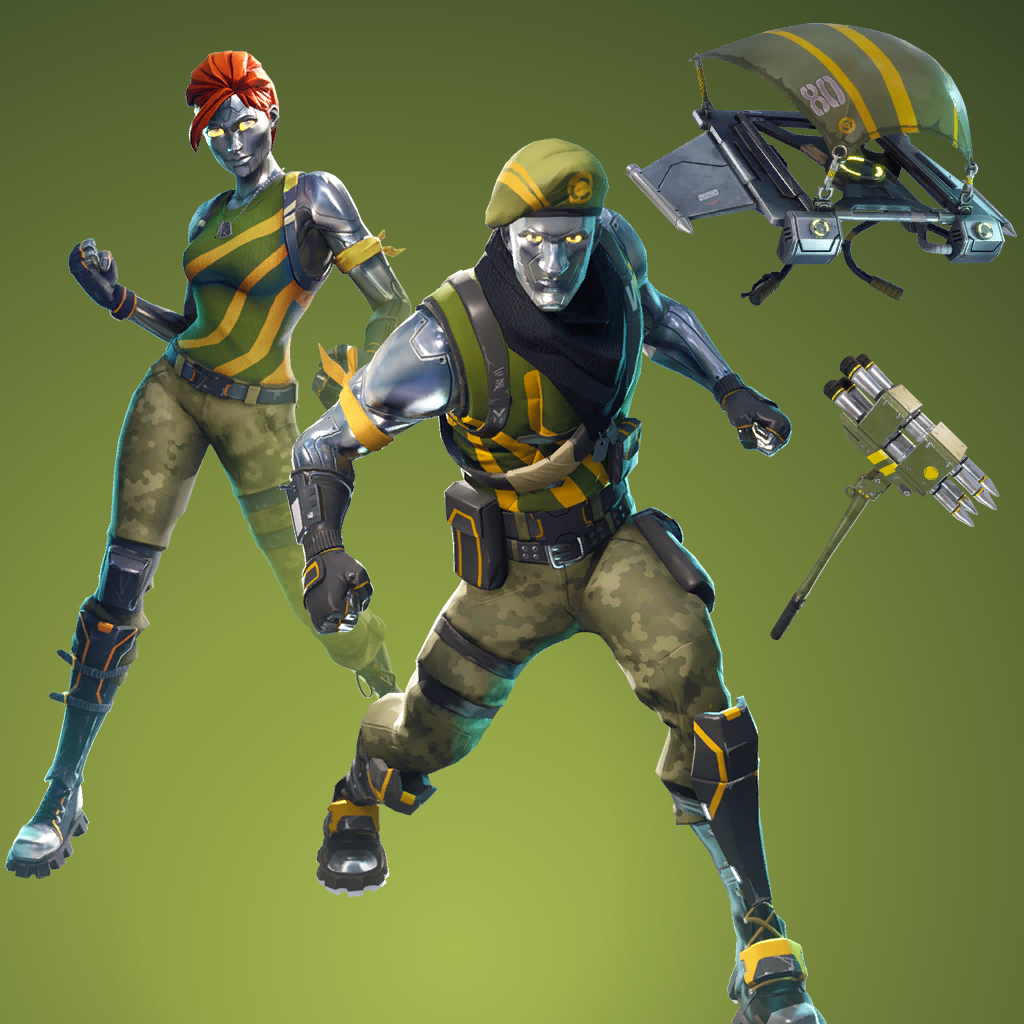 Solid Steel Bundle Skin fortnite store